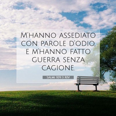 Salmi 109:3 Versetto della Bibbia Spiegato