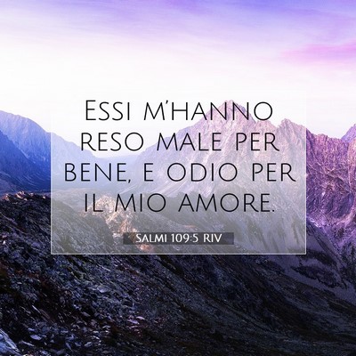 Salmi 109:5 Versetto della Bibbia Spiegato