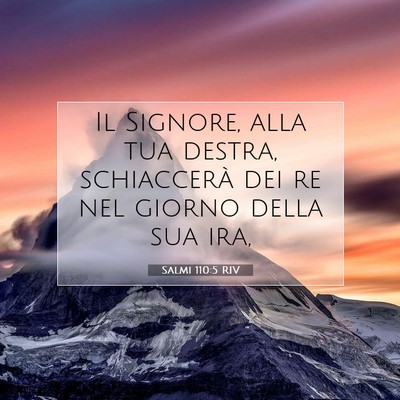 Salmi 110:5 Versetto della Bibbia Spiegato