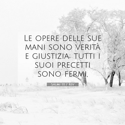 Salmi 111:7 RIV Immagine del Versetto della Bibbia