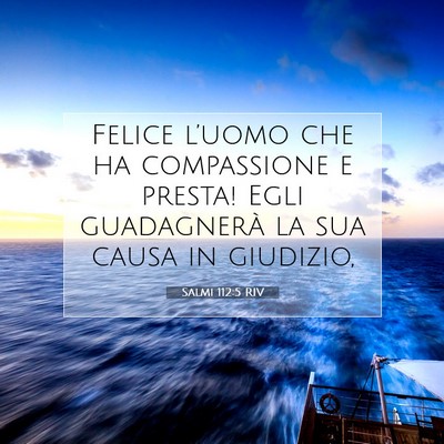 Salmi 112:5 Versetto della Bibbia Spiegato