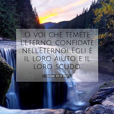 Salmi 115:11 Versetto della Bibbia Spiegato