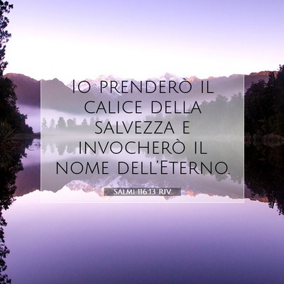 Salmi 116:13 Versetto della Bibbia Spiegato