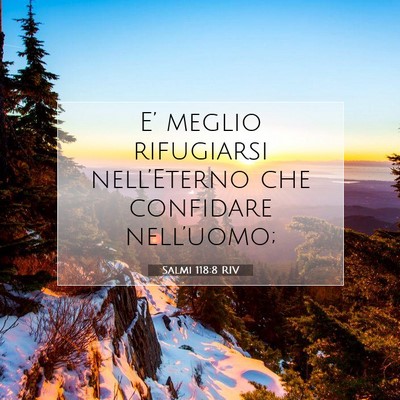 Salmi 118:8 Versetto della Bibbia Spiegato