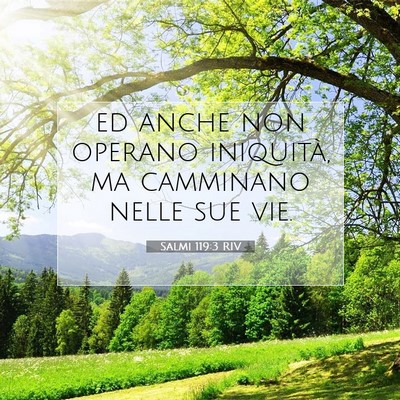 Salmi 119:3 RIV Immagine del Versetto della Bibbia