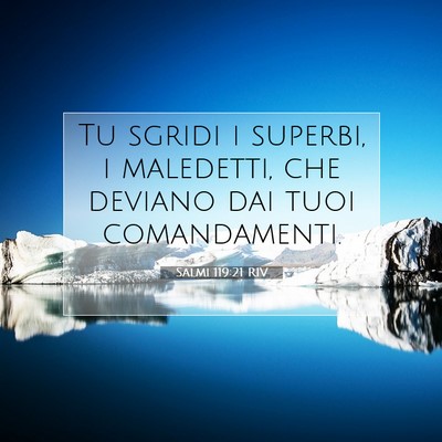 Salmi 119:21 Versetto della Bibbia Spiegato
