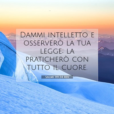Salmi 119:34 Versetto della Bibbia Spiegato