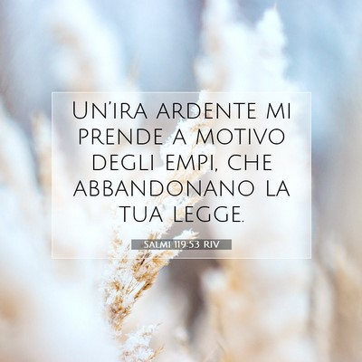 Salmi 119:53 Versetto della Bibbia Spiegato
