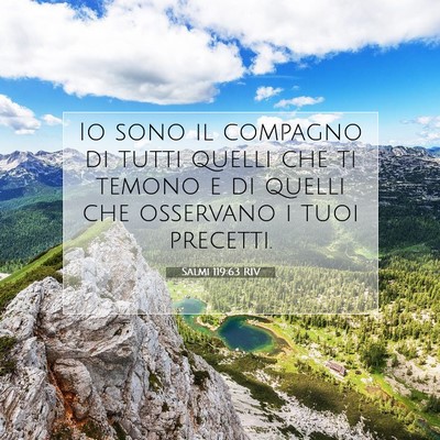 Salmi 119:63 RIV Immagine del Versetto della Bibbia