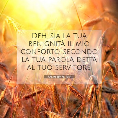 Salmi 119:76 RIV Immagine del Versetto della Bibbia