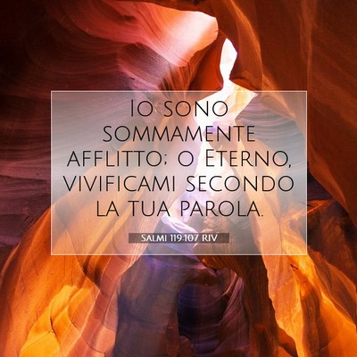 Salmi 119:107 Versetto della Bibbia Spiegato