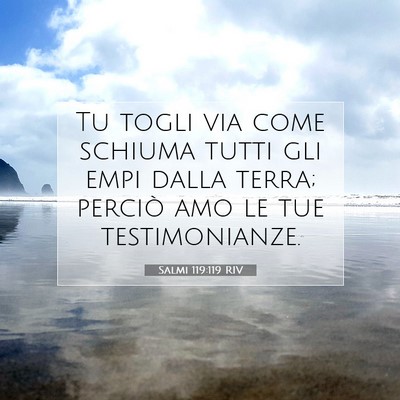 Salmi 119:119 Versetto della Bibbia Spiegato