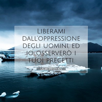 Salmi 119:134 Versetto della Bibbia Spiegato
