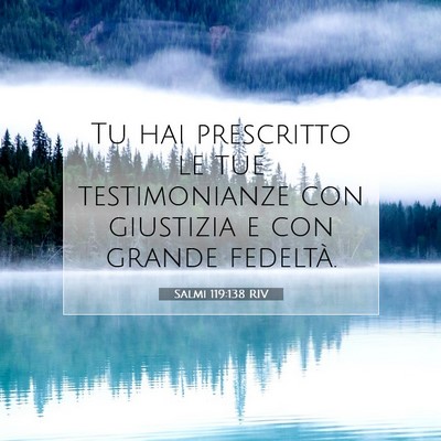 Salmi 119:138 Versetto della Bibbia Spiegato
