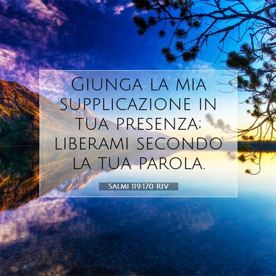 Salmi 119:170 Versetto della Bibbia Spiegato