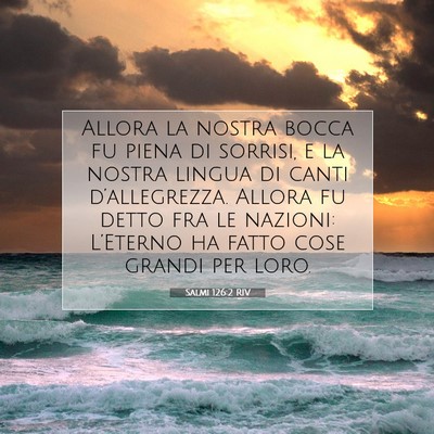 Salmi 126:2 RIV Immagine del Versetto della Bibbia