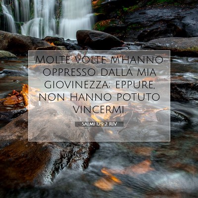 Salmi 129:2 Versetto della Bibbia Spiegato