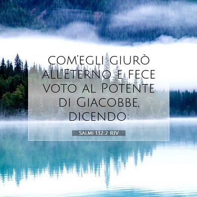 Salmi 132:2 Versetto della Bibbia Spiegato
