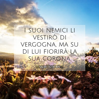 Salmi 132:18 Versetto della Bibbia Spiegato