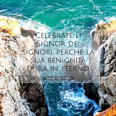 Salmi 136:3 Versetto della Bibbia Spiegato