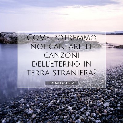 Salmi 137:4 Versetto della Bibbia Spiegato