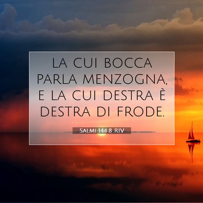 Salmi 144:8 Versetto della Bibbia Spiegato