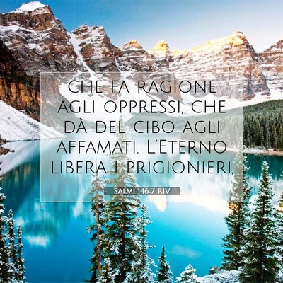 Salmi 146:7 RIV Immagine del Versetto della Bibbia
