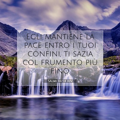 Salmi 147:14 RIV Immagine del Versetto della Bibbia