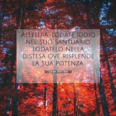 Salmi 150:1 RIV Immagine del Versetto della Bibbia