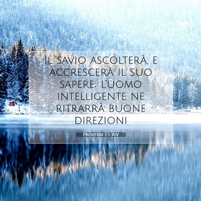 Proverbi 1:5 Versetto della Bibbia Spiegato
