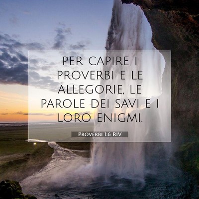 Proverbi 1:6 Versetto della Bibbia Spiegato