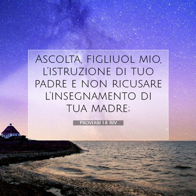 Proverbi 1:8 Versetto della Bibbia Spiegato