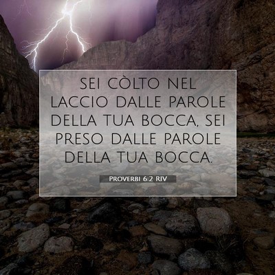 Proverbi 6:2 Versetto della Bibbia Spiegato