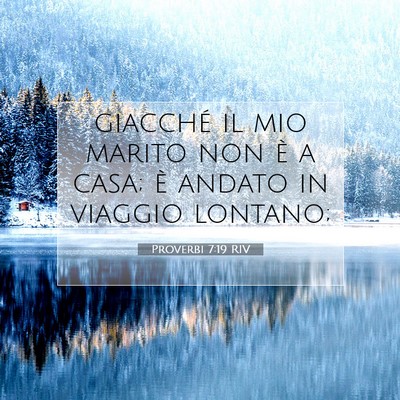 Proverbi 7:19 Versetto della Bibbia Spiegato
