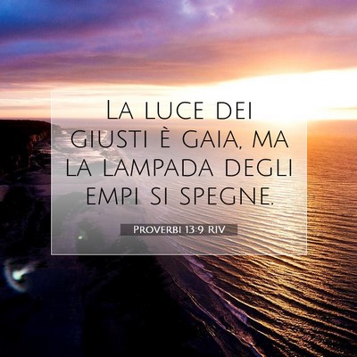 Proverbi 13:9 Versetto della Bibbia Spiegato