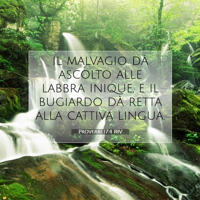 Proverbi 17:4 Versetto della Bibbia Spiegato
