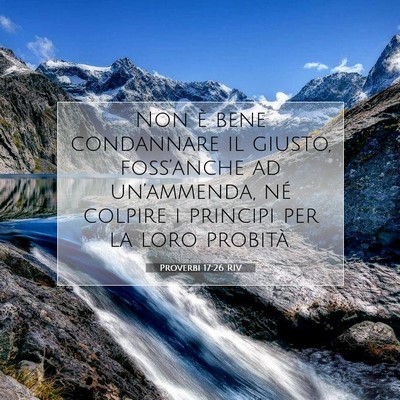 Proverbi 17:26 Versetto della Bibbia Spiegato