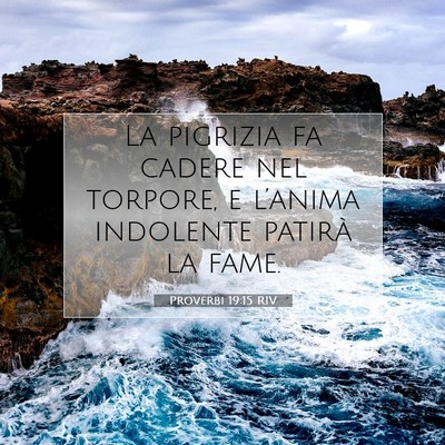 Proverbi 19:15 Versetto della Bibbia Spiegato