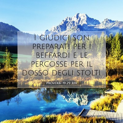 Proverbi 19:29 Versetto della Bibbia Spiegato