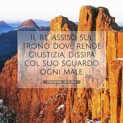 Proverbi 20:8 Versetto della Bibbia Spiegato