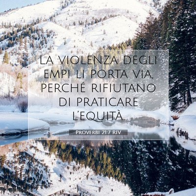 Proverbi 21:7 Versetto della Bibbia Spiegato