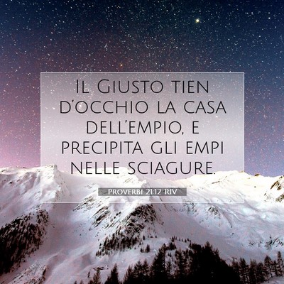 Proverbi 21:12 Versetto della Bibbia Spiegato
