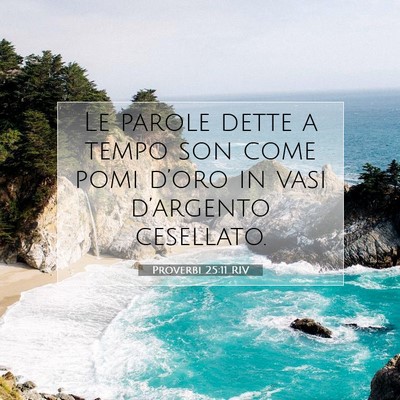 Proverbi 25:11 Versetto della Bibbia Spiegato
