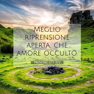 Proverbi 27:5 Versetto della Bibbia Spiegato