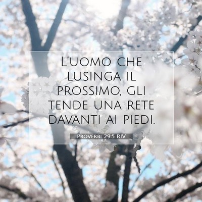 Proverbi 29:5 Versetto della Bibbia Spiegato