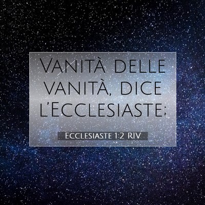 Ecclesiaste 1:2 Versetto della Bibbia Spiegato