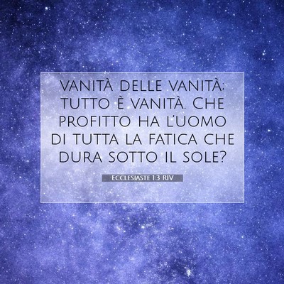 Ecclesiaste 1:3 Versetto della Bibbia Spiegato