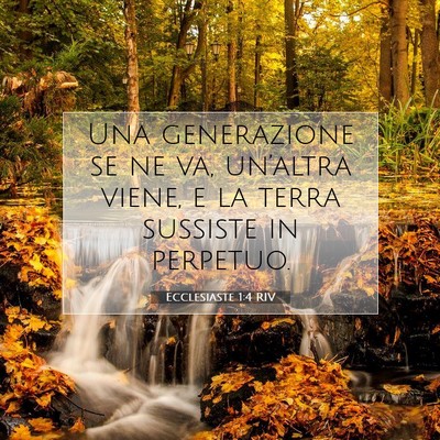 Ecclesiaste 1:4 Versetto della Bibbia Spiegato