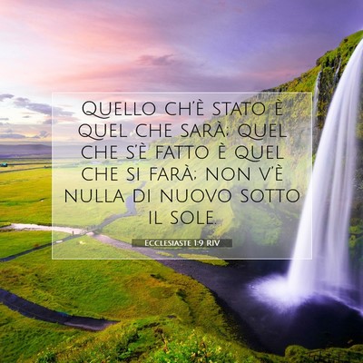 Ecclesiaste 1:9 Versetto della Bibbia Spiegato