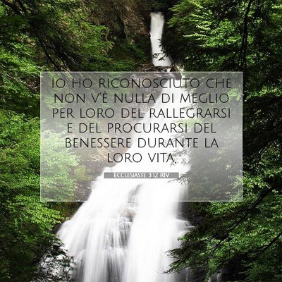 Ecclesiaste 3:12 Versetto della Bibbia Spiegato